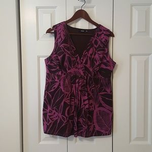 🌸a.n.a. sleeveless print top🌸